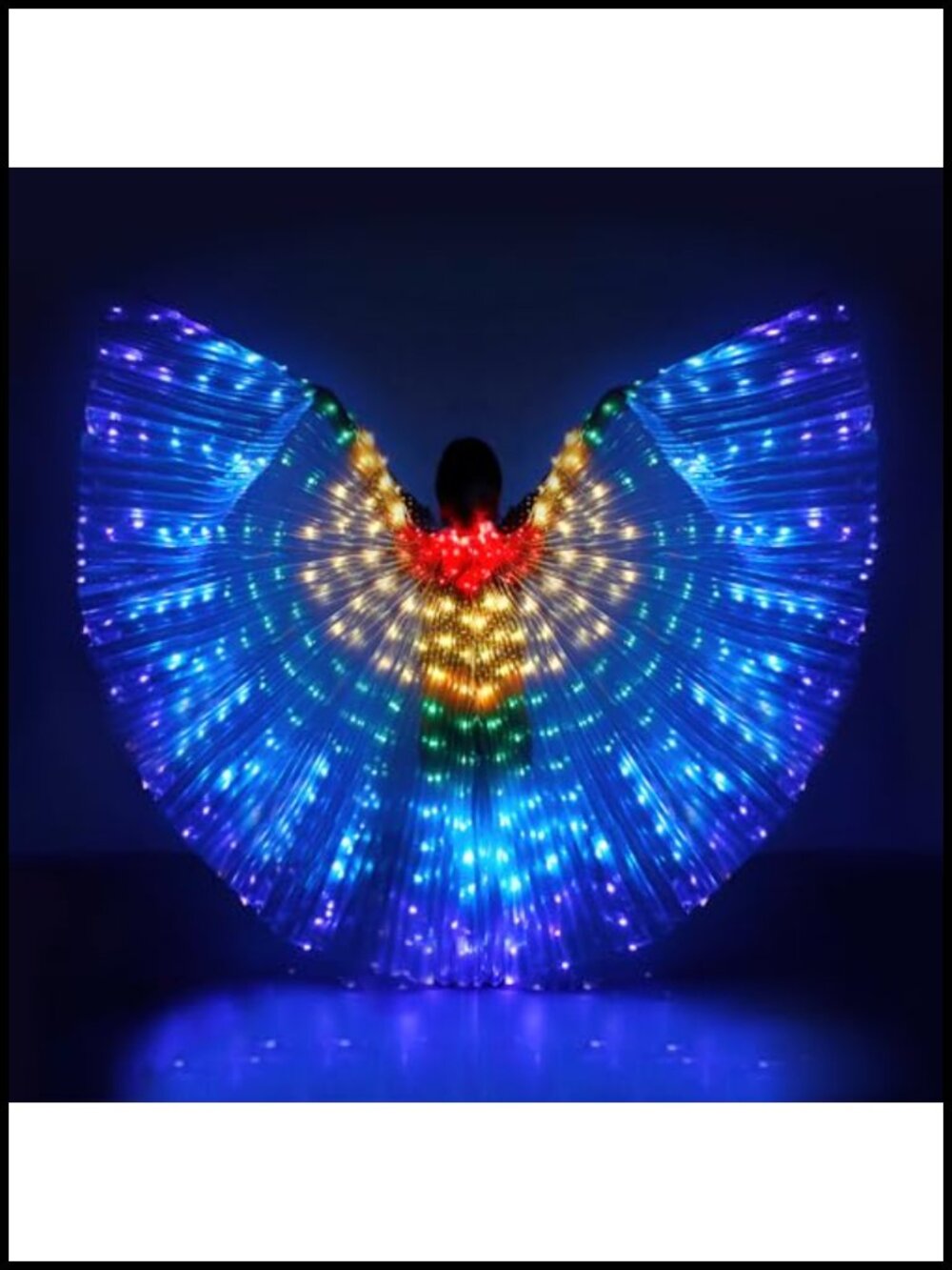 LED Belly Dance Isis Wings Glow Angel Wings Polyester Blend Cosplay